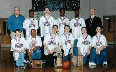 2001 IESA Class 8AA  Boys Basketball Champions