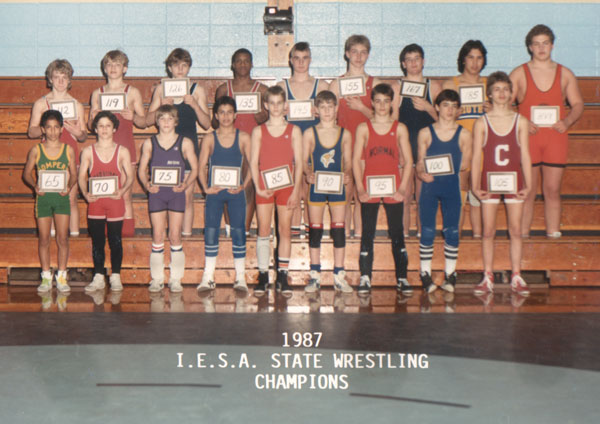 1987 IESA  Boys Wrestling Champions
