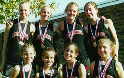 2000 IESA Class AA  Girls Cross-Country Champions