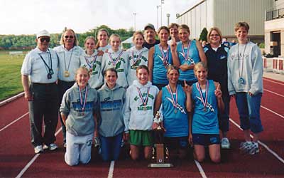 2004 IESA Class 8A  Girls Track & Field Champions