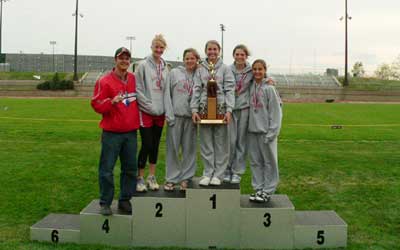 2008 IESA Class 8A  Girls Track & Field Champions