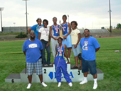 2009 IESA Class 7AA  Girls Track & Field Champions