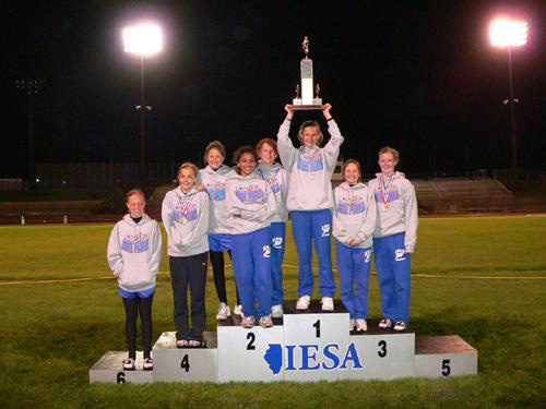 2009 IESA Class 7A  Girls Track & Field Champions