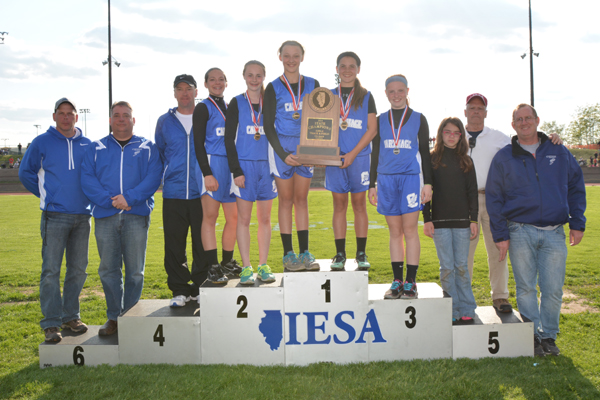 2014 IESA Class 7A  Girls Track & Field Champions