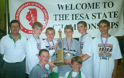 2001 IESA Class A  Boys Cross-Country Champions