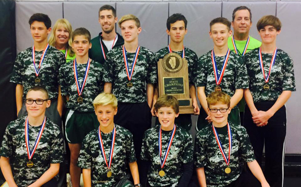 2015 IESA 1A  Boys Cross-Country Champions