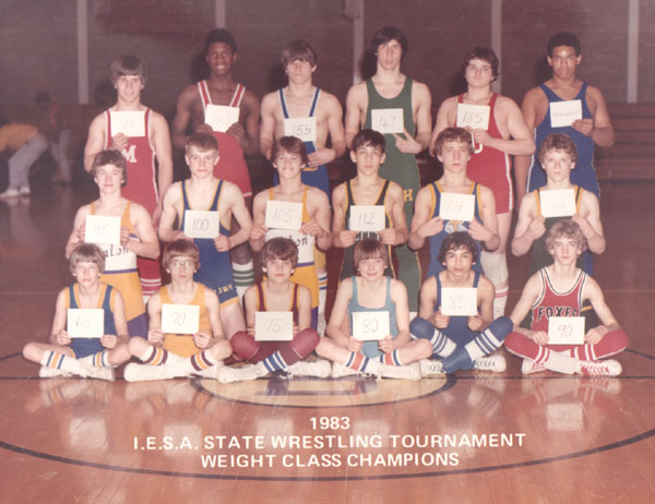 1983 IESA  Boys Wrestling Champions