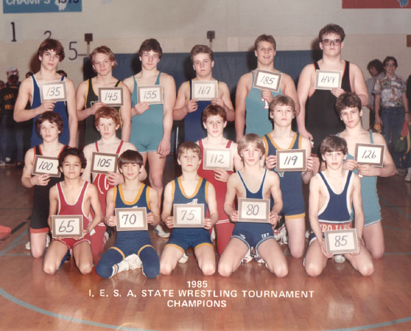 1985 IESA  Boys Wrestling Champions