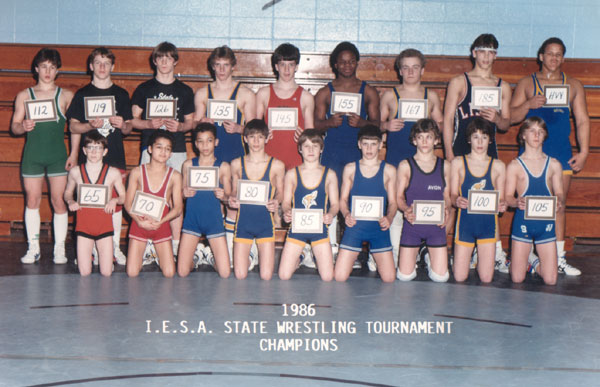 1986 IESA  Boys Wrestling Champions