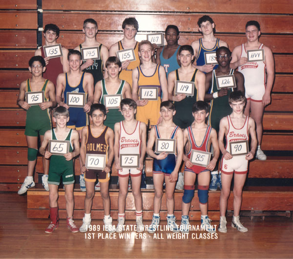 1989 IESA  Boys Wrestling Champions