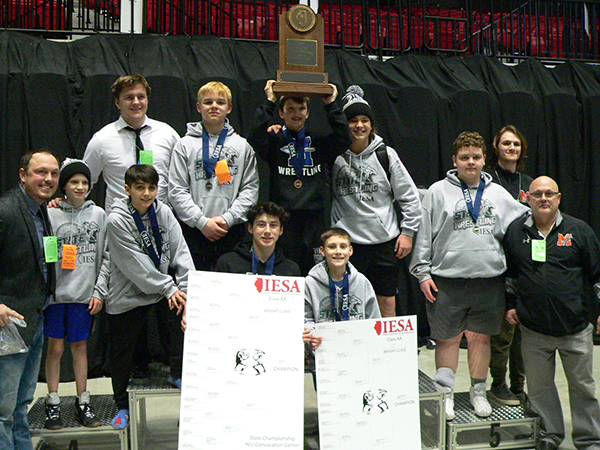 2022 IESA Class AA  Boys Wrestling Champions