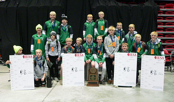 2022 IESA Class A  Boys Wrestling Champions