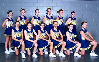 2001 IESA Small Team Routine Cheerleading Champions