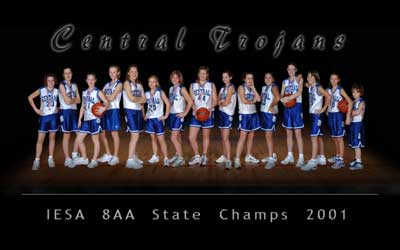 2001 IESA Class 8AA  Girls Basketball Champions