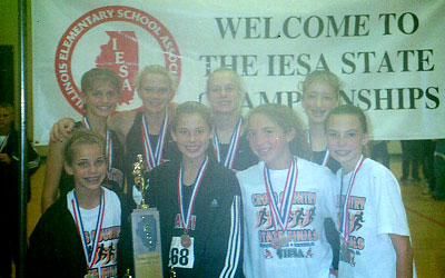 2001 IESA Class AA  Girls Cross-Country Champions