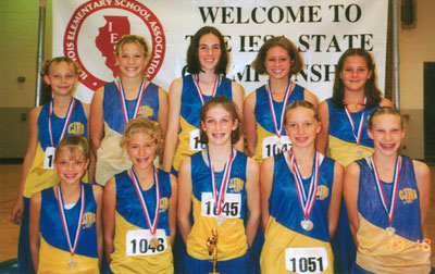 2002 IESA Class AA  Girls Cross-Country Champions