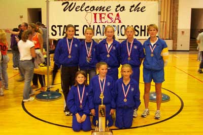 2003 IESA Class A  Girls Cross-Country Champions
