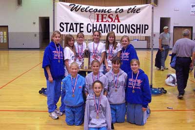 2004 IESA Class AA  Girls Cross-Country Champions