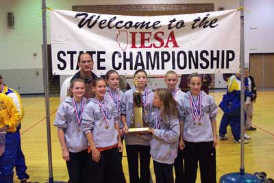 2004 IESA Class A  Girls Cross-Country Champions