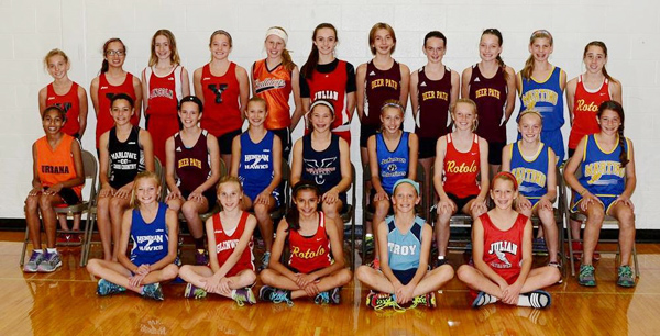 2013 IESA 3A  Girls Cross-Country Champions