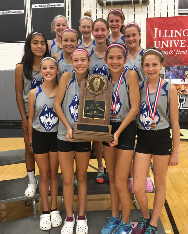 2017 IESA 3A  Girls Cross-Country Champions