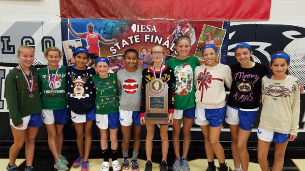 2018 IESA 3A  Girls Cross-Country Champions