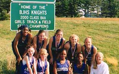 2000 IESA Class 8AA  Girls Track & Field Champions
