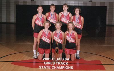 2001 IESA Class 8A  Girls Track Champions