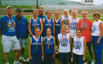 2003 IESA Class 8A  Girls Track & Field Champions
