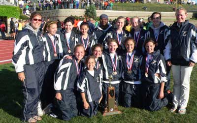 2005 IESA Class 8A  Girls Track & Field Champions