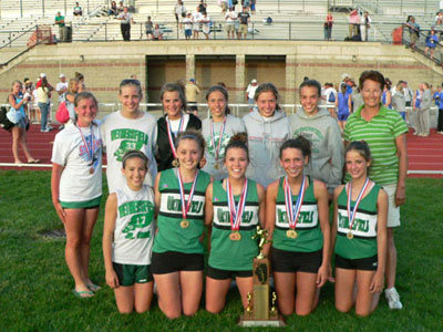 2007 IESA Class 8A  Girls Track & Field Champions