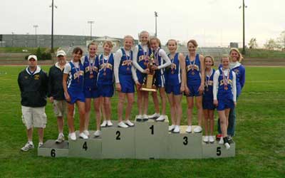 2008 IESA Class 7A  Girls Track Champions