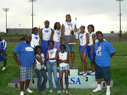 2009 IESA Class 8AA  Girls Track & Field Champions