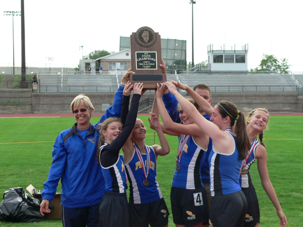 2012 IESA Class 8A  Girls Track & Field Champions