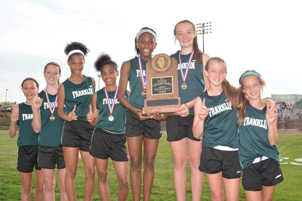 2014 IESA Class 7AA  Girls Track & Field Champions