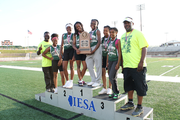 2015 IESA Class 8A  Girls Track Champions