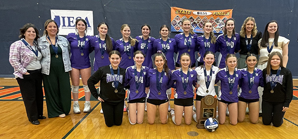 2025 IESA 8-3A  Girls Volleyball Champions