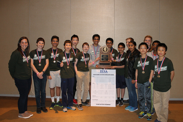 2018 IESA Class AA  Scholastic Bowl Champions